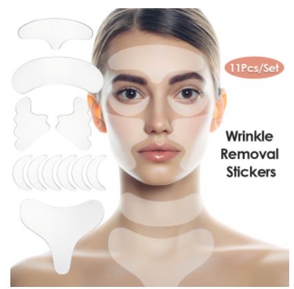 Zero Wrinkles, Reusable Silicone Stickers Anti Wrinkle Botox effect